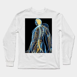 Human nervous system, artwork (F004/1384) Long Sleeve T-Shirt